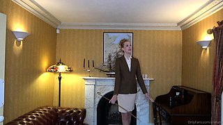 Naughty blonde femdom fetish hottie rams ass with strapon