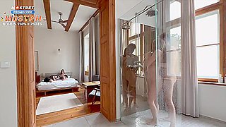 A Pretty Russian Girl Is Ready To Fuck With A Guy In Her Shower