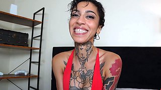 Roommate Fucks Me with my Panties on and Cums Inside Me!