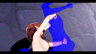 My Hero Academia Hentai - Uraraka Armpitjob and Blowjob - Japanese Asian Manga Anime Game Porn