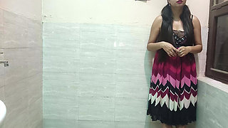 Desi Indian Step Father punishes his young 18+ step daughter after he sees her smoking alone