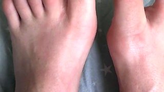Maitresse Madelines solo foot fetish POV