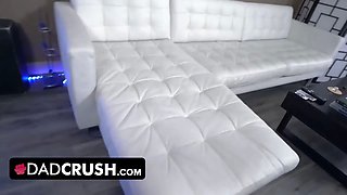 Rebellious step daughter Vanessa Sky throated and banged by her grubby step-father - dadcrush