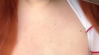 Redhead Nurse Sucks