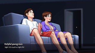 new step mom and step son  make amazing seen in summertime saga part 7