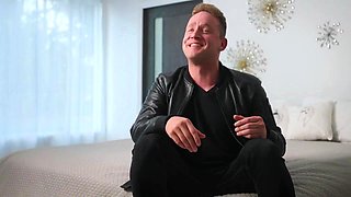 Skinny blonde teen sucking cock fucks hardcore