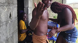 Husband Fucks His Big Booty Ebony Concubine - Homemade Blowjob & Doggy Style