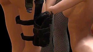 Lesbian Foursome Worshiping Lady Dimitrescu Resident Evil