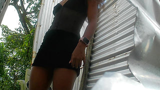 BEAUTIFUL LATINAS IN PUBLIC BOOTH