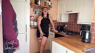 MILF Pissed Right in Front of Me Before Fucking Me