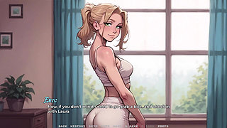 My New Girlfriend #2 - Red Head Step Sis Shows Her New Swimsuit. You Can See Her Big Ass and Big Tits