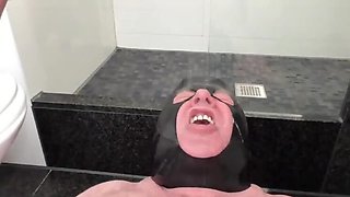 Masked Face Golden Shower HD - Femdom Pissing in Mouth Toilet Slave