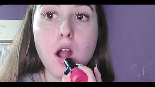 Pink Lipstick Before Leaving the House