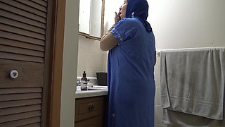 Arab Man Fucks Turkish Wife From Behind in the Kitchen - Turkish Turbanli Sex