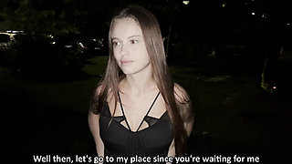 Picked Up a Street Prostitute and Came Inside Her - Hot Mira
