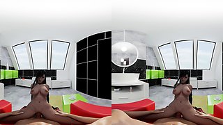 Two 3d cartoon cuties are ready for their bath