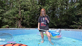 Watching the Pool Girl