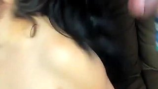 Horny Slut Swallows Huge Cocks