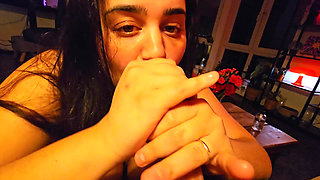 Sloppy BJ & Cum on Tits