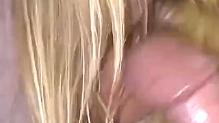 18yo Petite Blonde Covered in Sloppy BBC Cum