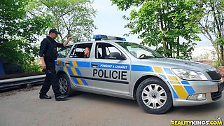 Stacy Cruz's Cute Passion Ignites Outdoor Czech Intense Heat