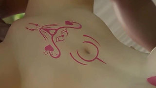 Tattooed Pink Hair Young Babe Gets Her Little Pussy Fucked Hard and Creampied Outdoor - Taboo University(steam Game)