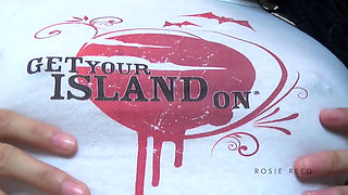 Wet T-shirt Time- Goddess Rosie Reed Wet Tee Tease with Small Tits-1080p HD