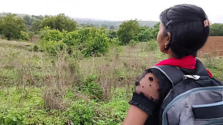Village Girl Returning Home From College