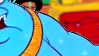 Futanari. Princess Jasmine Girl with a Big Dick. Porn Aladdin Series.
