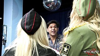 Threesome movie with flirtatious Stacey Saran from Whorny Films