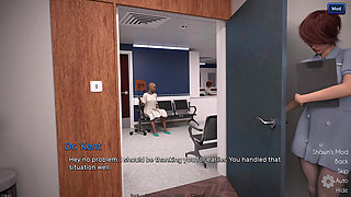 The Awakening 3 - Nurse Juliet Rubbing Her Wet Pussy Over Xavier's Dick