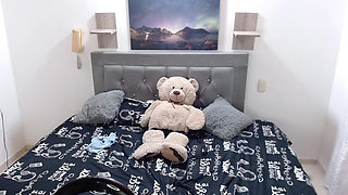 My girlfriend masturbates and sends me hot video.