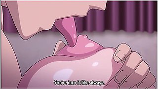 Busty Babe With A Dreamy Ass Makes Her Husband Netorare With A Big Cock With Hentai Anime