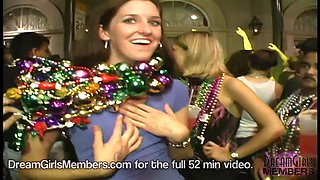 The hot girl next door gets nude at mardi gras