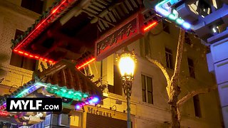 Hostess Paris Lincoln and cougar Lily Lane do whatever it takes for a promotion at the restaurant