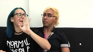 Russian blonde amateur fingering herself on live webcam