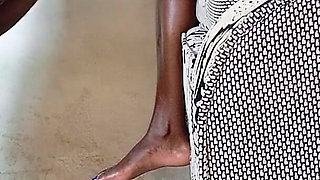 Foot Worshipping Miss Santa's Feet