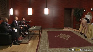 Time To Prove Yourself With Ramon Nomar, Tommy Gunn, Madelyn Monroe - Brazzers