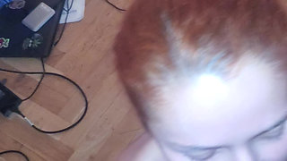 Lucianna Lucci Sucks on Monster BBC!