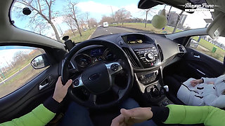Lili Charmelle - A Car Stop For Fuck And Creampie