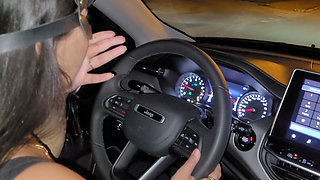 Powerful Sneeze Shots Behind the Wheel