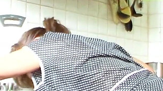 German grandma with glasses pays the homeworker bill with sex