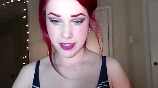 Beautiful Sonya having a horny solo toy masturbation