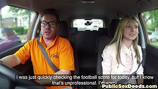 Skinny 21yo blonde gets pussydrilled