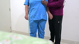 Indian nurse Tina bhabhi having sex with tailor