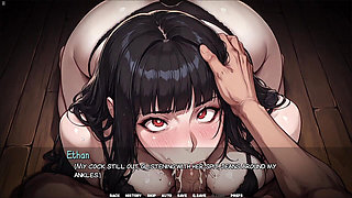 Horny 18 Plus Japanese Girlfriend Sucking My Cock