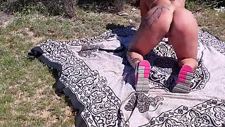 A Good Bitch Fucked on the Beach