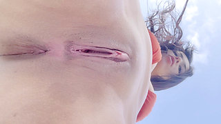 She Was Walking Alone in the Pool