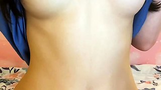 Cute amateur webcam teen girl toying pussy on webcam