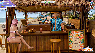 Ep9: Fucking Veronika by the Hotel Pool - Grand Tits Adventure (gameplay)